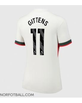 Billige Fotballdrakt Chelsea Jamie Gittens #11 Replika Bortedrakt Dame 2025-26 Kortermet Billige Fotballdrakt Chelsea Jamie Gittens #11 Replika Bortedrakt Dame 2025-26 Kortermet